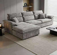 3-Sitzer-Sofa Neues Sofa zum Verkauf Modulares Komprimiertes Sofa-Set Stoffbezug Platzsparend für Kleine Wohnungen Versandkosten-Sparend Schwamm-Sofa Fabrik