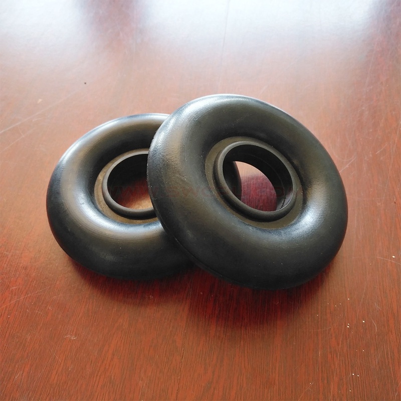 Rubber Bumper with Base and Metal
