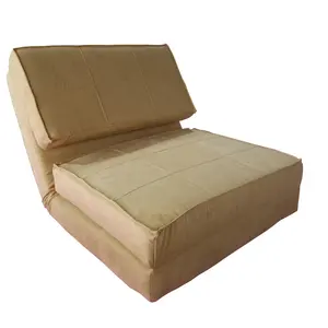 Wholesale Japanese Light Weight Small Armless Single Floor Folding Lazy Boy Sofa Bed