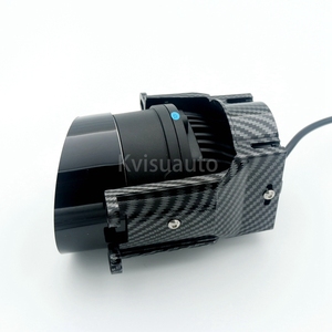 Cql kvisuauto F3 đôi phản xạ với LED <span class=keywords><strong>Devil</strong></span> Eyes bi LED sương mù máy chiếu ống kính màu xanh cho TOYOTA Vector Trắng Bugatti yugo Vam - Product Image 4