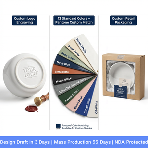 Tazón de Agua para Mascotas con Diseño de Huella de Pata, Ecológico, de Cerámica, Personalizado, para Perros, Gatos y Palomas, Venta al Por Mayor, Práctico y de Alta Calidad - Product Image 3