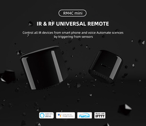 <span class=keywords><strong>Broadlink</strong></span> Control remoto Universal BestCon RM4C Mini Control WiFi Control de voz inteligente funciona con Alexa <span class=keywords><strong>Google</strong></span> <span class=keywords><strong>Home</strong></span> - Product Image 2