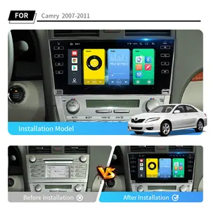 KD-9617 9 inç araba radyo Navi Stereo GPS DSP DVR WIFI 4G LTE Android oto multimedya oynatıcı Toyota Camry 2007- 2011 için