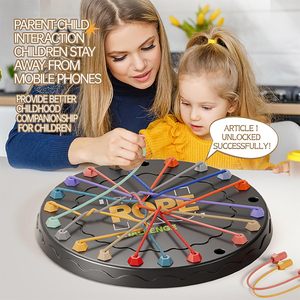 Gioco da Tavolo Educativo <span class=keywords><strong>di</strong></span> <span class=keywords><strong>Strategia</strong></span> con Puzzle <span class=keywords><strong>di</strong></span> Smistamento Corde per Bambini e Adulti, Gioco da Viaggio per Famiglie con Sfide Multi-Livello - Product Image 5