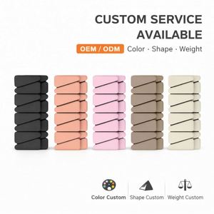 Accessoires de fitness personnalisés avec logo d'usine : Bande de résistance en tissu extensible, Cercle magique, Bloc de yoga, Anneau de Pilates, Barre de gym, Haltère - Product Image 4