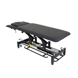 Bingkai logam meja dekompresi tulang belakang pijat chiropraktik fisioterapi dapat disesuaikan Hi Low <span class=keywords><strong>Adjustable</strong></span> elektrik - Product Image 5