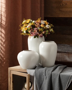 सिरेमिक फूल vaes nordic <span class=keywords><strong>vases</strong></span> घर सजावट टेबल सजावट के 3 टुकड़ों पर 3 टुकड़ों का बड़ा सेट - Product Image 2