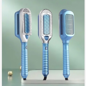 New Technology Heatless Ice Hair <b>Comb</b> Straightener Brush Cold Wind No <b>Heat</b> Hair Straightener <b>Comb</b> - Product Image 1