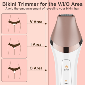 Multifunzione 6 in 1 rasoio elettrico per le donne delle signore rasoio USB ricaricabile rasoio bagnato e asciutto Cordless per la donna - Product Image 4
