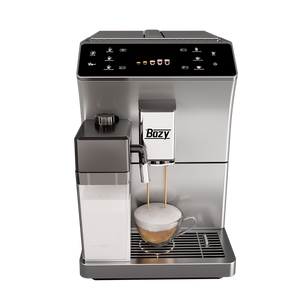 Cafetera Espresso Automática Blanca, de Grano a Taza, para Cappuccino, Uso Doméstico - Product Image 2