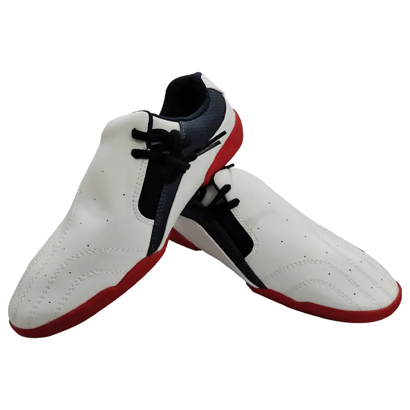 Amostra frete grátis um par de sapatos pretos de taekwondo Woosung venda quente taekwondo sapatos para homens