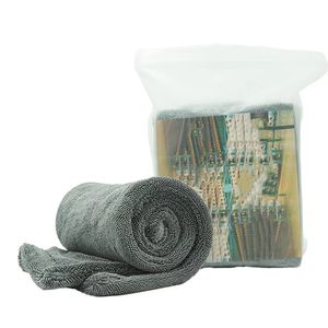 Toalla de Limpieza de Microfibra Zhouwen para Autos, Personalizada, 1200GSM, Tamaño 90x60CM, Tamaño S, Bucle Trenzado, Toalla de Secado para Lavado de Autos - Product Image 1