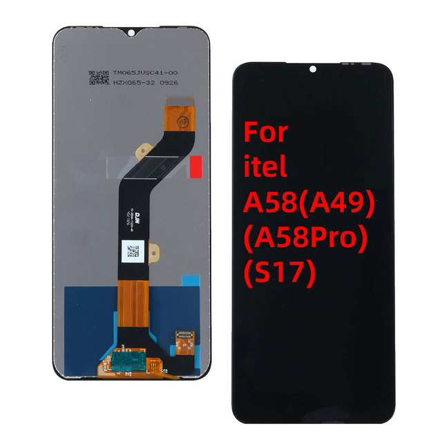 Wholesale Mobile Phone Lcd for Itel A58 A49 Lcd for Itel A58 Pro Screen Mobile Phone LCD Touch Screen Digitizer