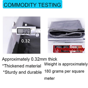 Voile d'ombrage imperméable de tissu imperméable de bâche de PE personnalisable pour les filets extérieurs de voiles d'ombrage d'auvent de <span class=keywords><strong>camion</strong></span> de hangar de plante de jardin - Product Image 3
