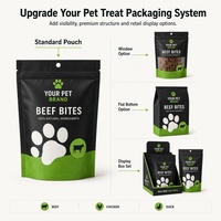 Sac personnalisé avec fermeture éclair anti-odeurs 3.5g Pochette debout Emballage alimentaire Bœuf séché à l'air