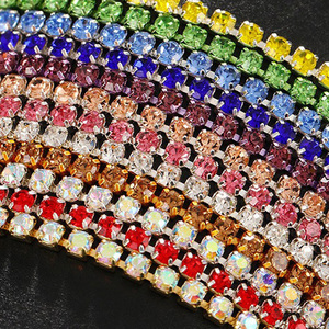 Cadena de Diamantes de Imitación Brillantes Premium para Manualidades, Decoración Flexible Resistente al Óxido para Ropa, Zapatos, Bolsos y Manualidades - Product Image 5