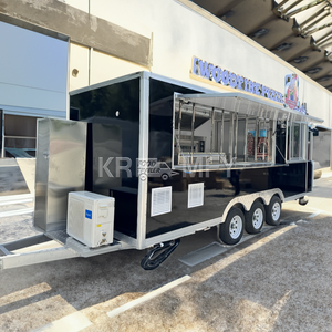 China multifunción móvil café comida rápida remolque móvil Hot Dog Pizza barbacoa camiones de comida con cocina completa para la venta - Product Image 1