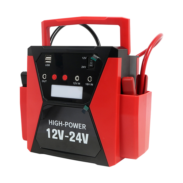 Heavy Duty 12V/24V Car & Truck Jump Starter 42000mAh Battery with Current Booster and Power Bank Function
