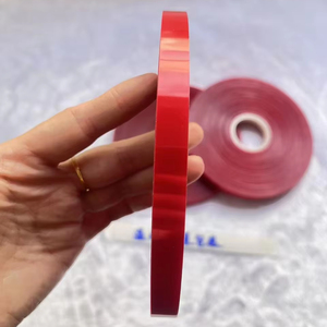 Nhựa Màu Đỏ Của Nhãn Hiệu Pet Thân Thiện Với Môi Nóng Chảy Phim Dải Băng 20Mm Rộng 150M Cho Hàng Hóa Ràng Buộc - Product Image 3