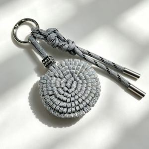 Trending High-end Handmade PU Leather Metal Bag Charm Fashionable Keychain for Women's Handbags Accessories Multiple Colors - Product Image 4