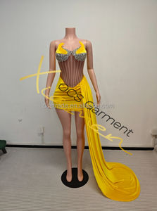 Женское вечернее платье со стразами - Product Image 4