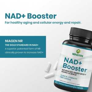 Suplemento Energético y Antioxidante OEM para Adultos, Cápsulas Potenciadoras de NAD+ Efectivas, Naturales y Sin Gluten - Product Image 5