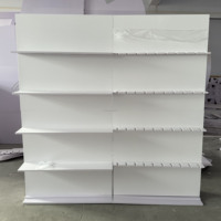Supports muraux pour champagne en PVC blanc acrylique pour décoration de mariage et de fêtes