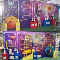 Bonhong Tubes interactifs de haute qualité pour soufflerie à air comprimé Équipement d'aire de jeux intérieure pour enfants Jeu mural