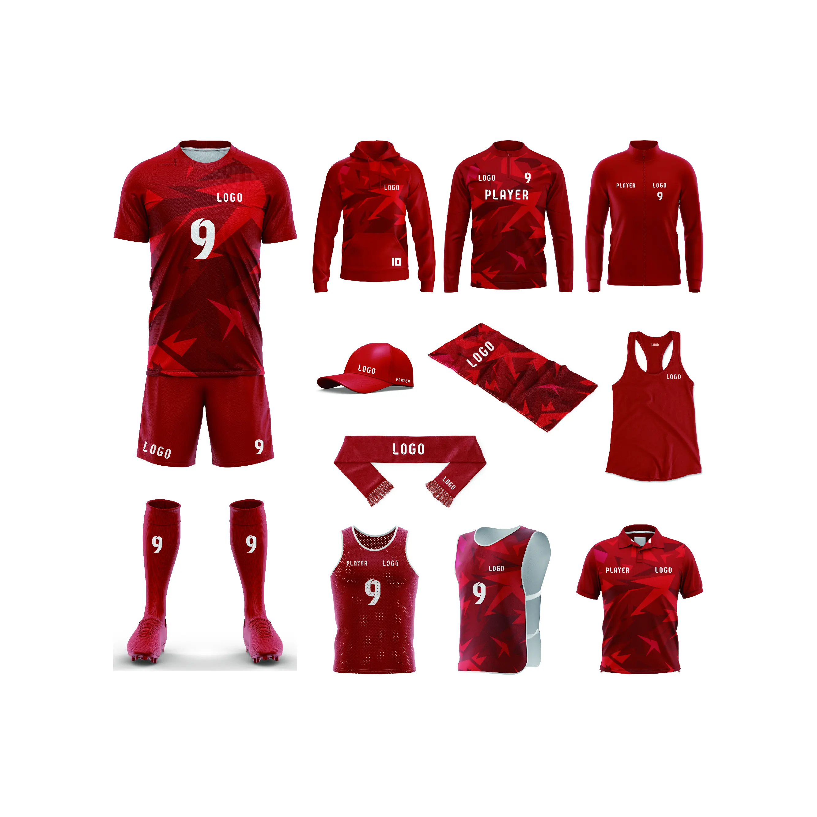 Maillot de football personnalisé, ensemble de maillots de football à sublimation club de haute qualité