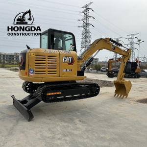 Caterpillar d'occasion pour CAT 305.5E2 Mini pelle sur chenilles Nouveau modèle État d'origine Moteur de 5 tonnes Poids en état de marche Moteur inclus - Product Image 6