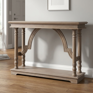 Luxury Solid Wood <b>Narrow</b> <b>Console</b> <b>Table</b> with Antique Finish and Traditional Hand-Carved Artwork for Living Room Bedroom Decor - Product Image 2