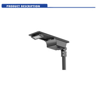 PHILIPS GreenVision Lampadaire solaire tout-en-un BRP715 LED120 Réverbère solaire extérieur CW