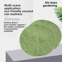 Alas Pot Bunga Penghangat Tanaman dari Sabut Kelapa - Pelindung Akar Datar & Anti Gulma Model 321 untuk Berkebun di Rumah