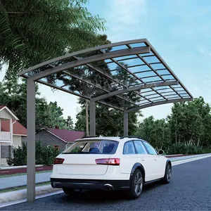 Cobertizo de estacionamiento de aluminio para coche, moderno, personalizado, para uso doméstico, puertos de metal, venta - Product Image 1