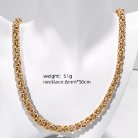 Fabricant de colliers en chaîne byzantine en acier inoxydable 304 sur mesure OEM, couleur, largeur et longueur personnalisées, bijoux pour hommes