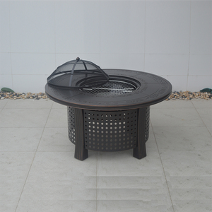 Multifunctional <b>Fire</b> <b>Pit</b> Table Outdoor Patio Backyard Garden Fireplace Heater <b>BBQ</b> <b>Pit</b> <b>BBQ</b> Table - Product Image 2