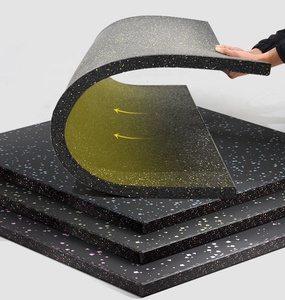 Revêtement de sol en caoutchouc CSP 1000*1000*15mm pour salle de sport, tapis antidérapant de haute qualité en rouleau pour salle de sport, couverture de balcon - Product Image 1