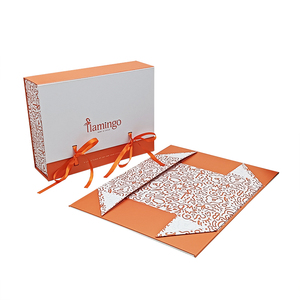 Caja de Regalo Magnética Rígida de Cartón Plegable Personalizada de Lujo con Cinta - Product Image 1