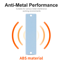 Étiquette RFID passive ABS UHF anti-métal, étiquette RFID longue portée UHF, étiquette RFID étanche 860MHZ 960MHz