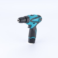 Perceuse sans fil multifonctionnelle 12V pour usage domestique, rechargeable au lithium, avec mandrin auto-serrant et vitesse variable en continu