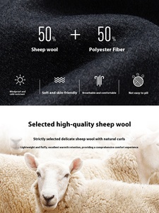 Manteau long en cuir véritable épais pour homme, style européen et américain, coupe-vent, é<span class=keywords><strong>l</strong></span>égant, mature - Product Image 5