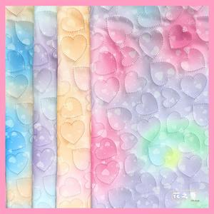 Tessuto trapuntato a ultrasuoni con motivo a onda floreale impermeabile tessuto trapuntato con ricamo a pieghe in rilievo per borse - Product Image 2