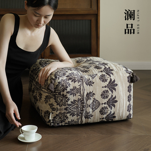 MISSLAPIN Foot Stools Ottoman Foot Stools Small Foot Stool for Living Room <strong>Pouf</strong> - Product Image 2