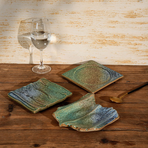 Custom Three-color Series Japanese-style Bird-burning Sushi Sashimi Plate Chaozhou Ceramic Tableware for Restaurant Household - Product Image 4