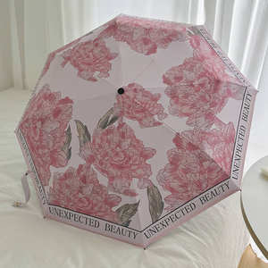 <span class=keywords><strong>Parapluie</strong></span> automatique coupe-vent, impression couleur intégrale, pliable, léger, protection UV, pour sac à main - Product Image 4