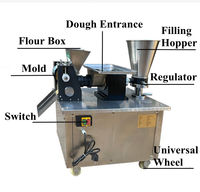 Machine à boulettes gyoza automatique 110v 220v 240v/ravioli russe/pierogi/pelmeni/empanada faisant la machine
