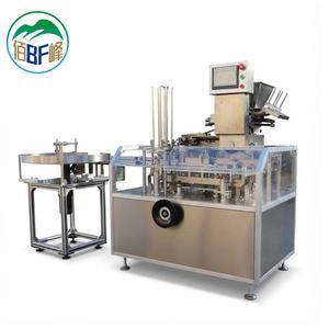 Machine d'emballage en carton à vitesse moyenne BFH-120 pour flacons roll-on d'essences revitalisantes musculaires et d'huiles de massage - Product Image 2