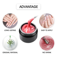IMTITI Marque privée tremper camouflage extension d'ongle uv gel laque crème gel acrylique 36 couleurs constructeur de gel pour ongles