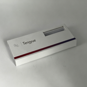 Boîte d'emballage en papier avec logo à effet holographique personnalisé pour ensemble de stylos injecteurs, pour stylo, aiguille et boîte à peptides avec fenêtre - Product Image 1