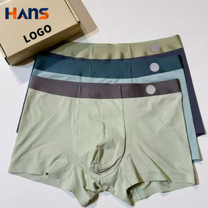 Nuevos Calzoncillos Boxer Personalizados de la Marca Lu para Hombre, Paquete de 3, Ligeros, Cómodos, <span class=keywords><strong>Sin</strong></span> <span class=keywords><strong>Costuras</strong></span>, Calzoncillos Boxer de Alta Calidad para Hombre - Product Image 1